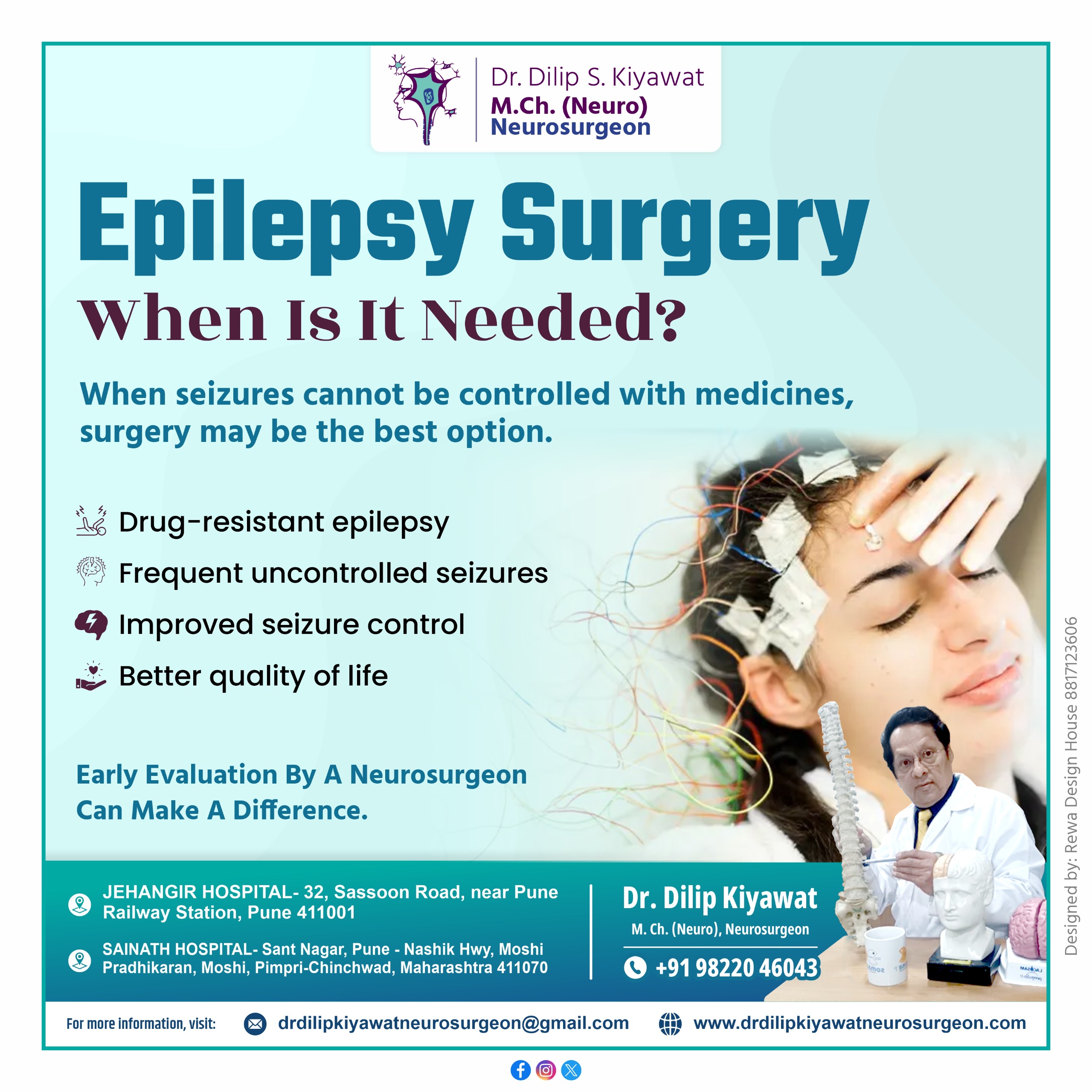 Epilepsy Surgery in Pune Dr. Dilip Kiyawat Neurosurgeon